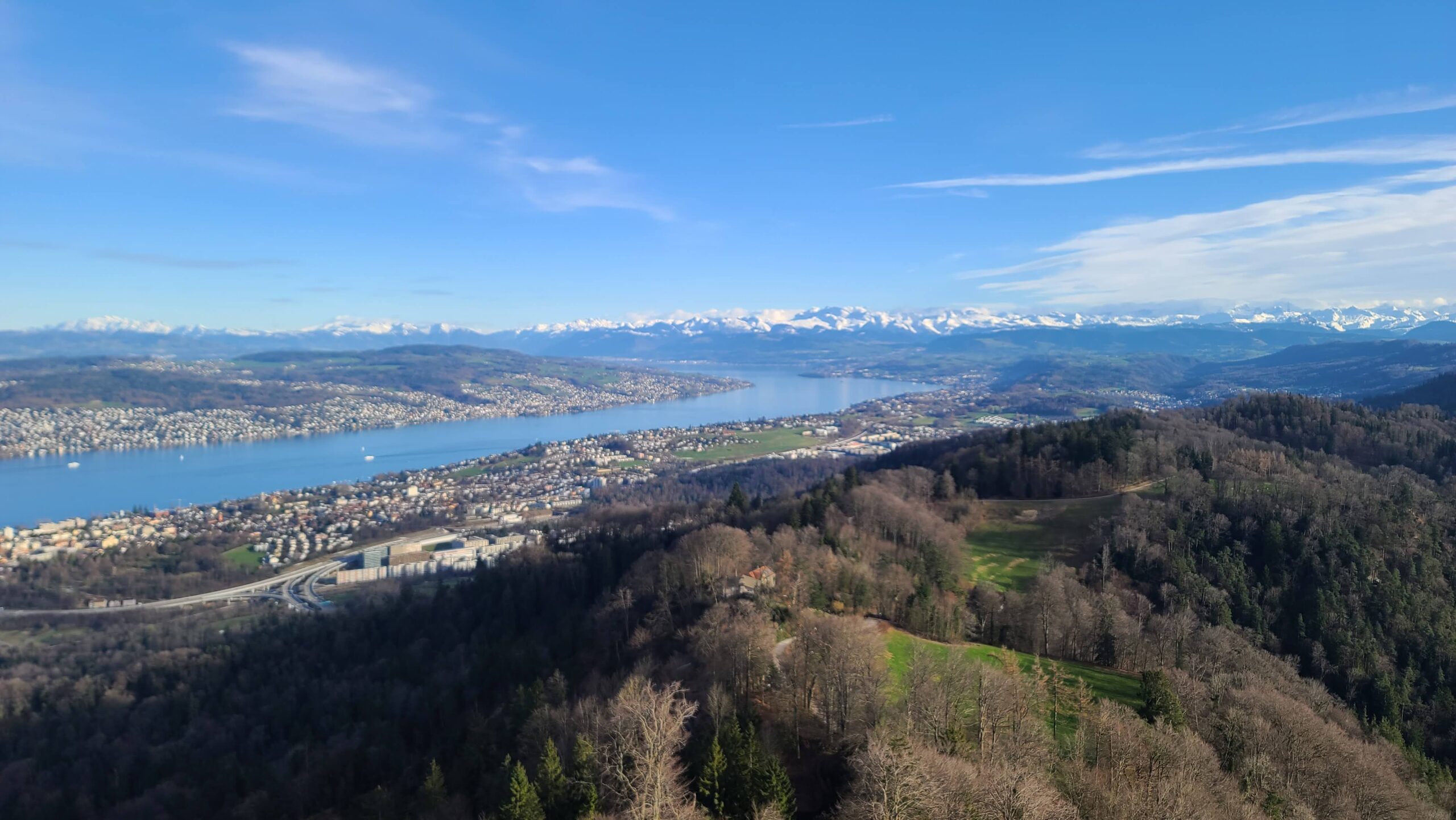 Panoramic view from Uetliberg Tower