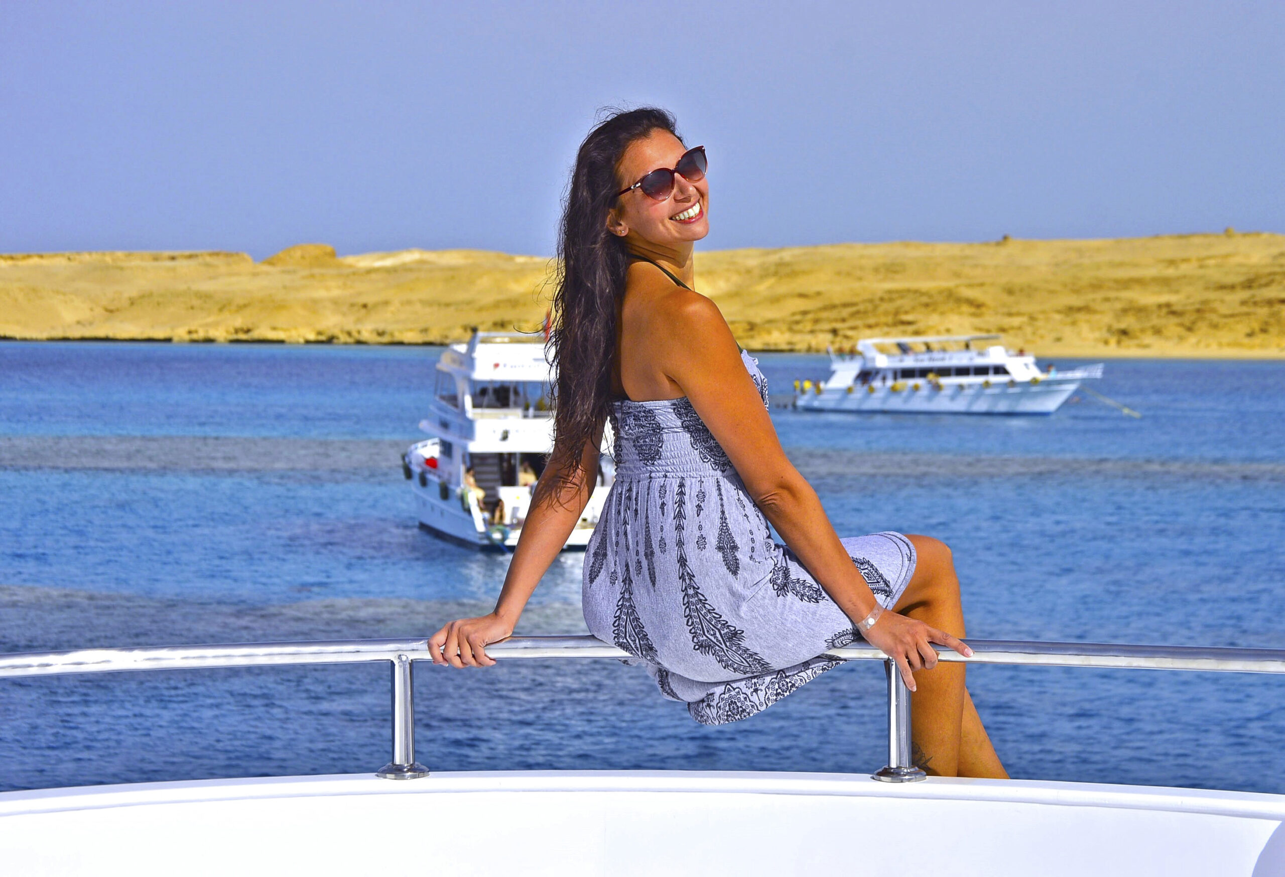 Boat trip to Tiran laguna